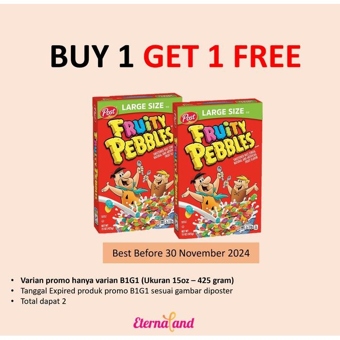 

PastikanTerjaminMutunya- Post Fruity Pebble 425 gr