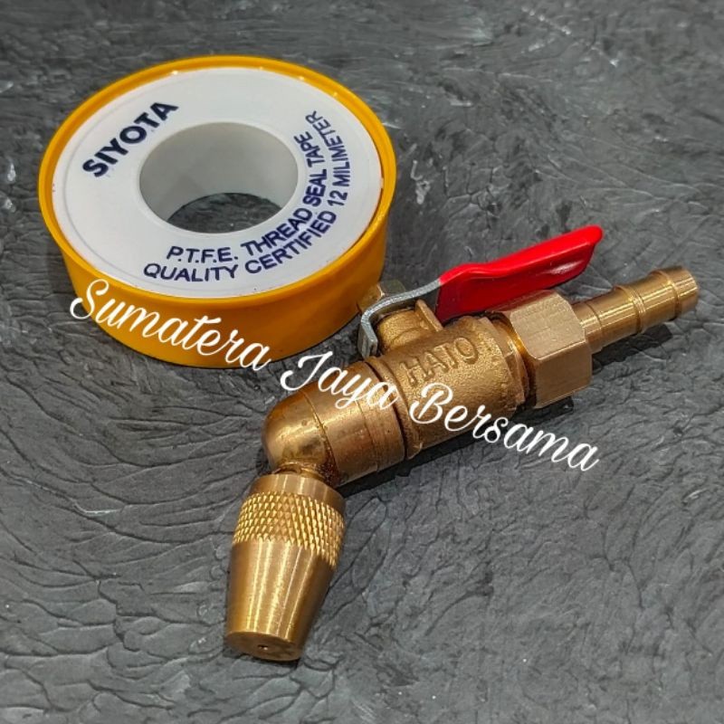 Nozel cuci ac Nozel steam Nozzle bengkok steam cuci motor ac mobil Nozzle stop kran hato