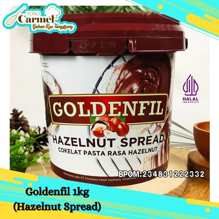 

PastikanTerjaminMutunya- Goldenfil Hazelnut Spread 1kg / Selai Hazelnut