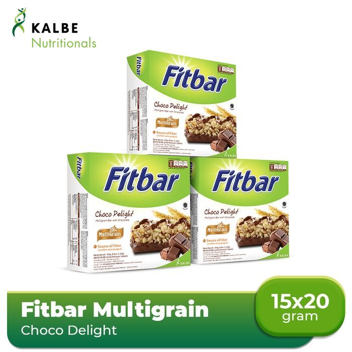 

PastikanTerjaminMutunya- Fitbar Choco Delight 5x20gr Multigrain (3 Banded)