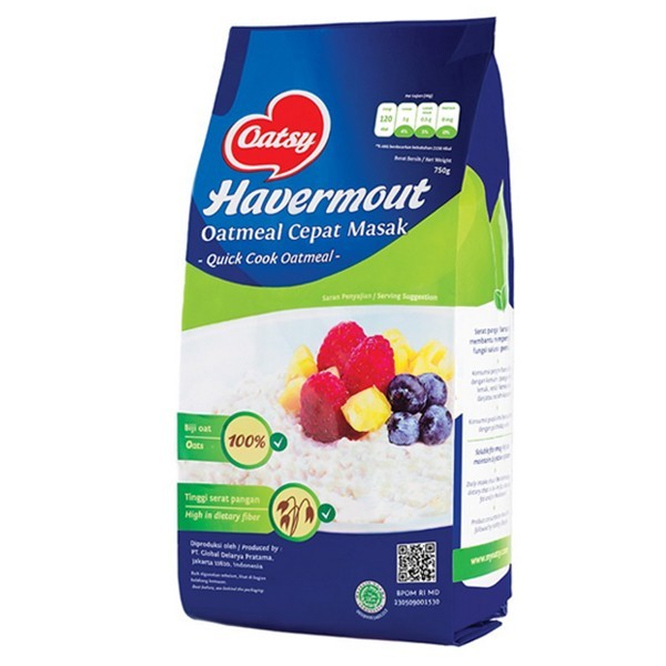 

PastikanTerjaminMutunya- Oatsy Quick Cook Oatmeal 750 g
