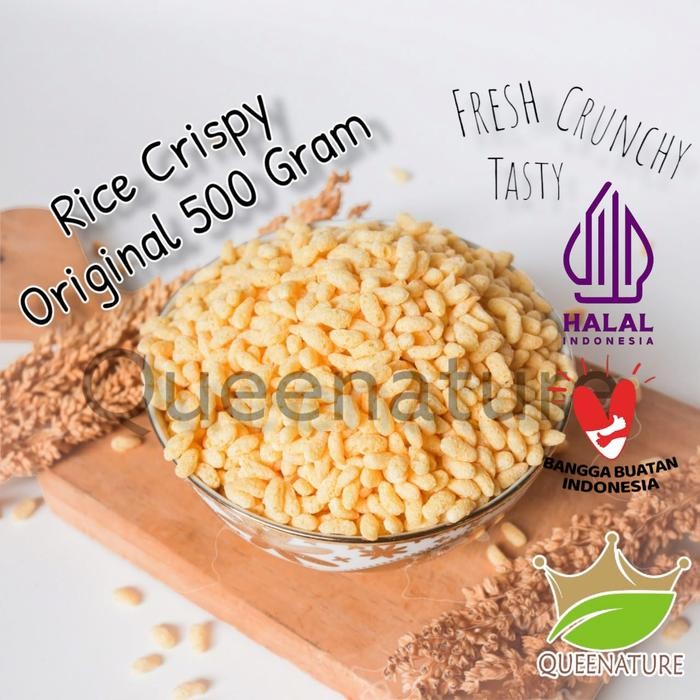 

PastikanTerjaminMutunya- Krispi Beras Kuning Lonjong/ Original Rice Crispy Oval Premium 500g
