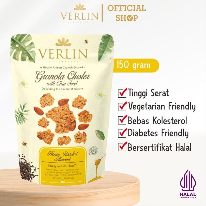 

PastikanTerjaminMutunya- Granola Cluster Honey Roasted Almond