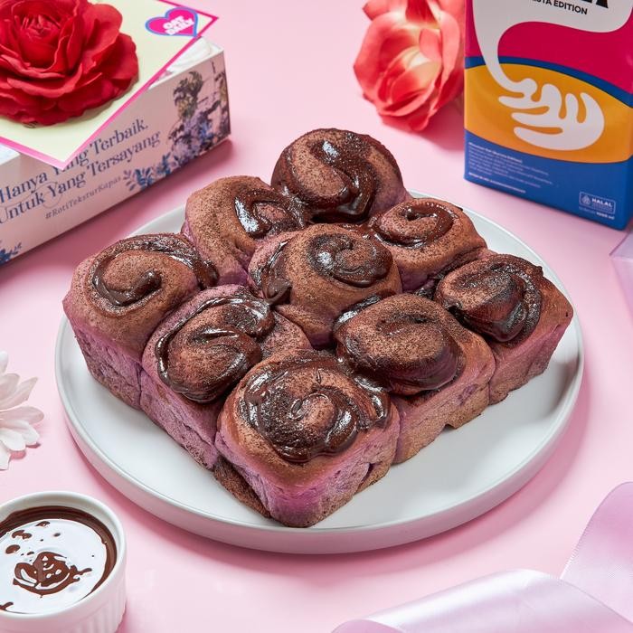 

PastikanTerjaminMutunya- (VEGAN) UBE Oat Rolls with Dark Chocolate