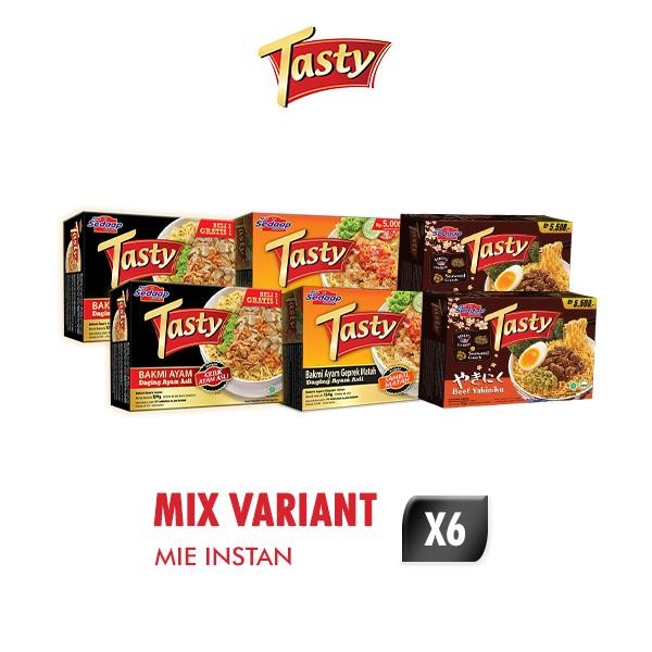 

PastikanTerjaminMutunya- Sedaap Tasty Mie Instan Mix Variant Isi 6 pcs