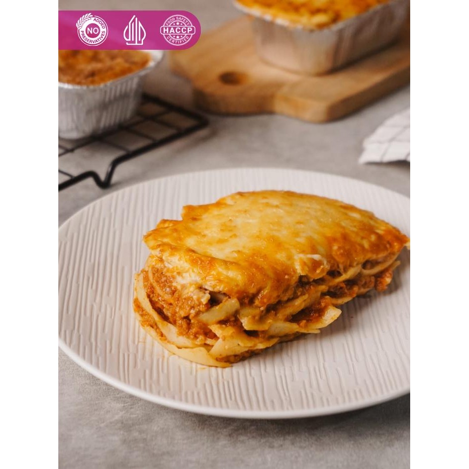 

PastikanTerjaminMutunya- Beef Lasagna MISOL fresh daily-baked (GoSend / Grab only)