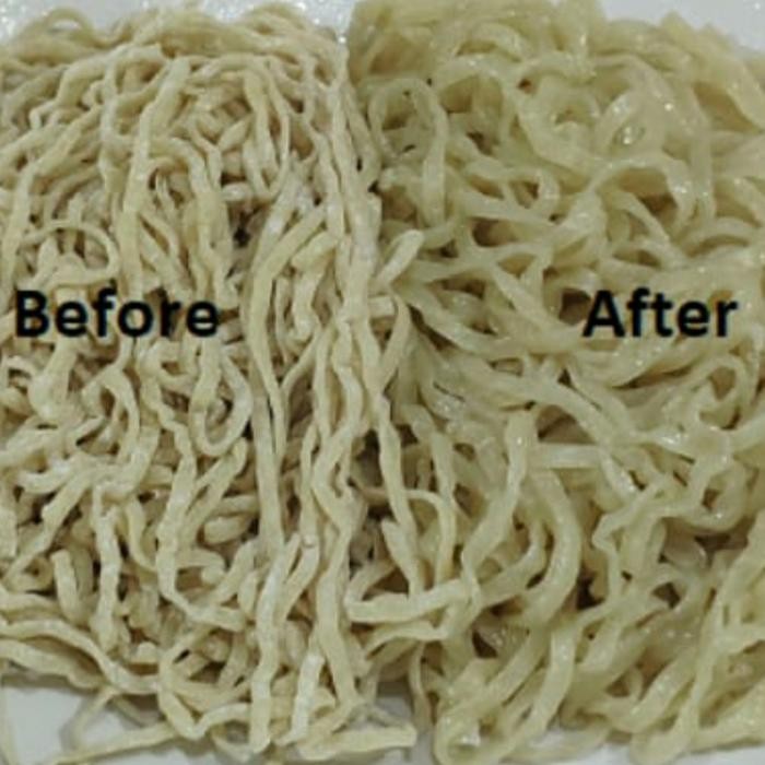 

PastikanTerjaminMutunya- Bakmie Mentah Keriting Gepeng