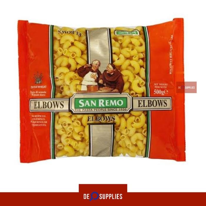 

SemuAReadyYaB0Zq- San Remo Elbow Pasta 500gr - Macaroni Makaroni Sanremo Elbow Pasta
