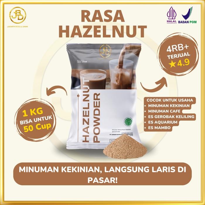 

SemuAReadyYaB0Zq- Bubuk Minuman Premium Hazelnut 1Kg Jakarta Bubble Drink