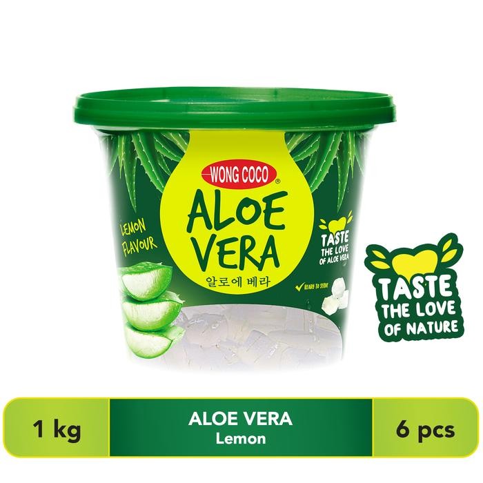 

BnyKpilihAnSkrG- Wong Coco Aloe Vera 1Kg X 6 Pails ( 1 Karton )