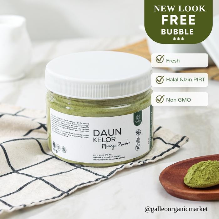 

SemuAReadyYaB0Zq- Daun Kelor Moringa Bubuk Organik Premium Galleo