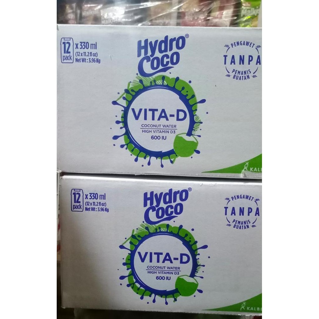 

BnyKpilihAnSkrG- Hydro Coco Coconut Water Vita-D 12pack x 330ml