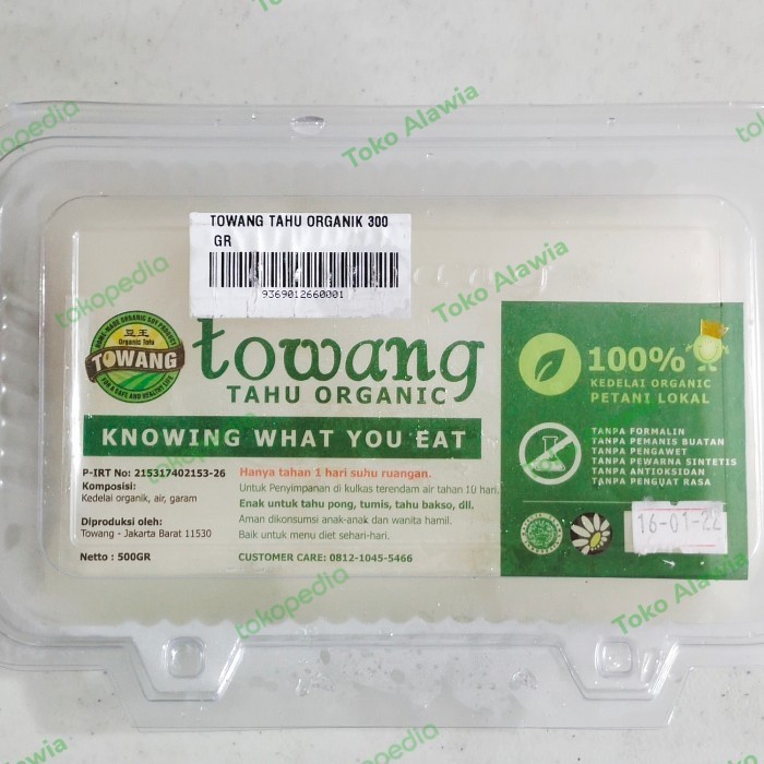 

BnyKBonusBelidiMari- Tahu Towang Organik, TANPA Pengawet Pemutih kimia dan Bahan Kimia