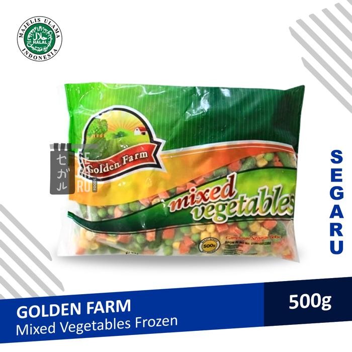 

BnyKBonusBelidiMari- GOLDEN FARM Mix Vegetable Frozen Sayur Beku 500 gram