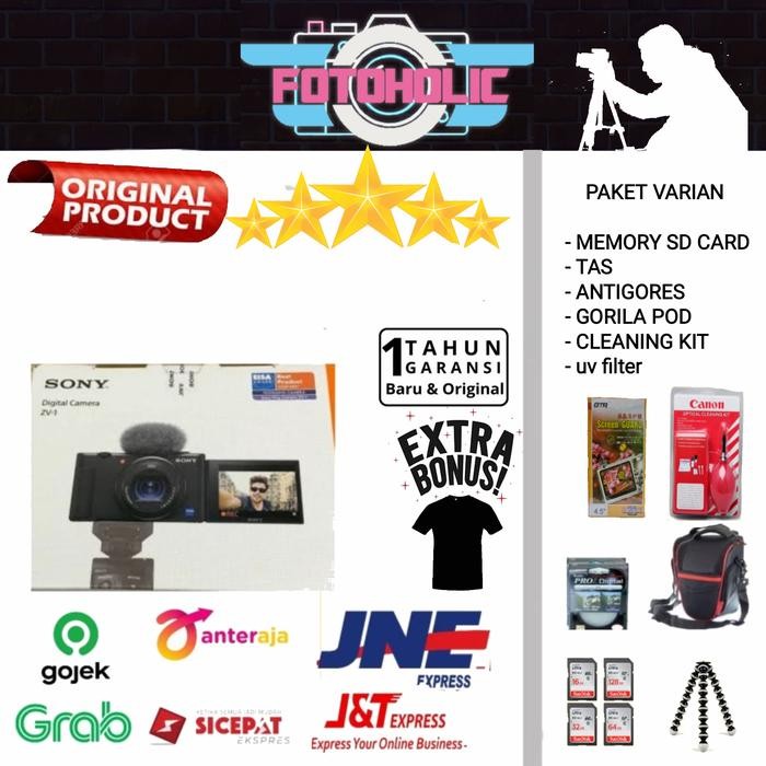 Cam- Sony Zv1/Kamera Sony Zv1 Vlog Compact Digital/Zv1/Zv-1 /Kamera Vlog