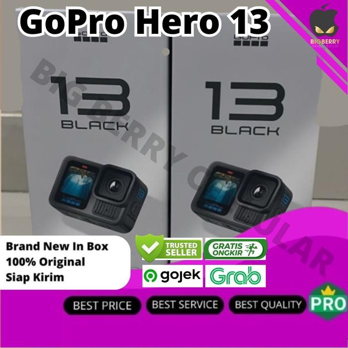 Cam- Gopro Hero 9 10 11 12 13 Go Pro Compact 4K Black Special Bundle Creator Edition Action