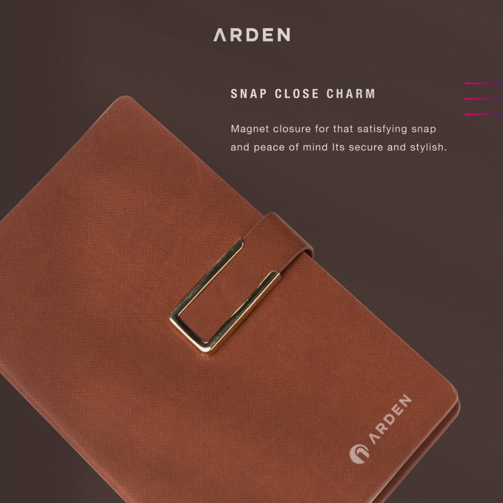 

ARDEN Sticky Notepad Elegance - Buku Planner Jurnal Agenda Kantor Cover Kulit