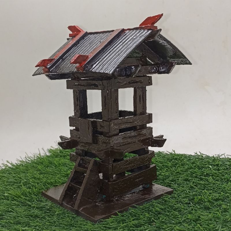 MiniaturRumahTingkatHiasanscapePVC