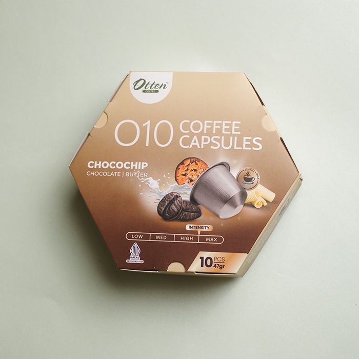 

Kopi Kapsul - O10 Robusta Infused Choco Chip - Kompatibel Mesin Nespresso