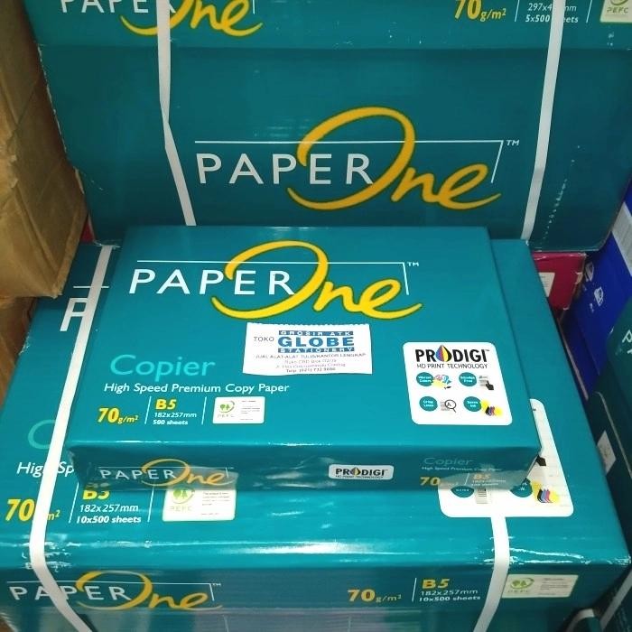 

HVS Paper One B5 70 g./GSM (Kertas HVS)
