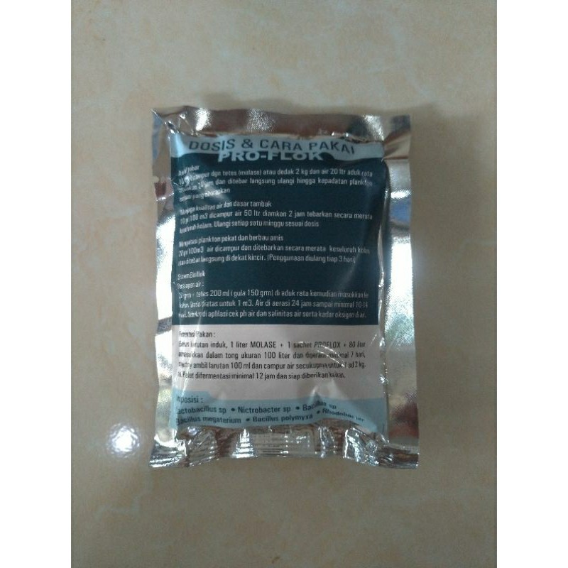 lok 100 Gram Protik ikan Lactobacillus Nitrobacter sp Bakteri Starter Kolam flok Penjernih Air