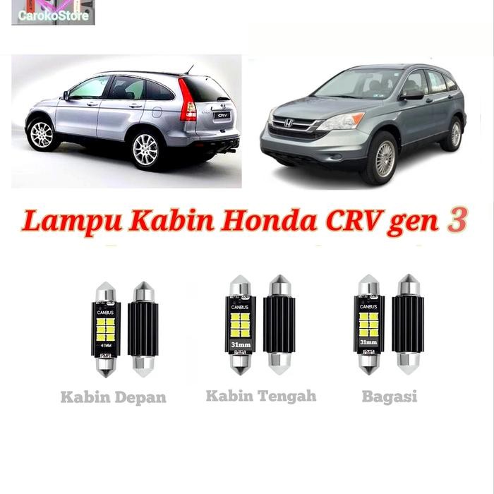 Lampu Kabin Honda CRV gen 3 Led plafon bagasi 1set
