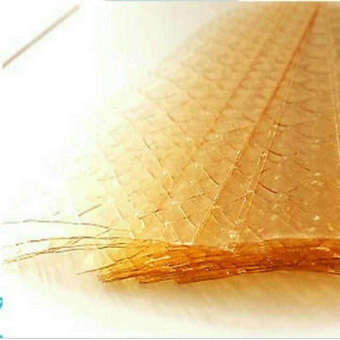 

GELATINE SHEET 150 SHEET / GELATIN LEMBARAN HALAL 500G(ISI 150 LEMBAR)