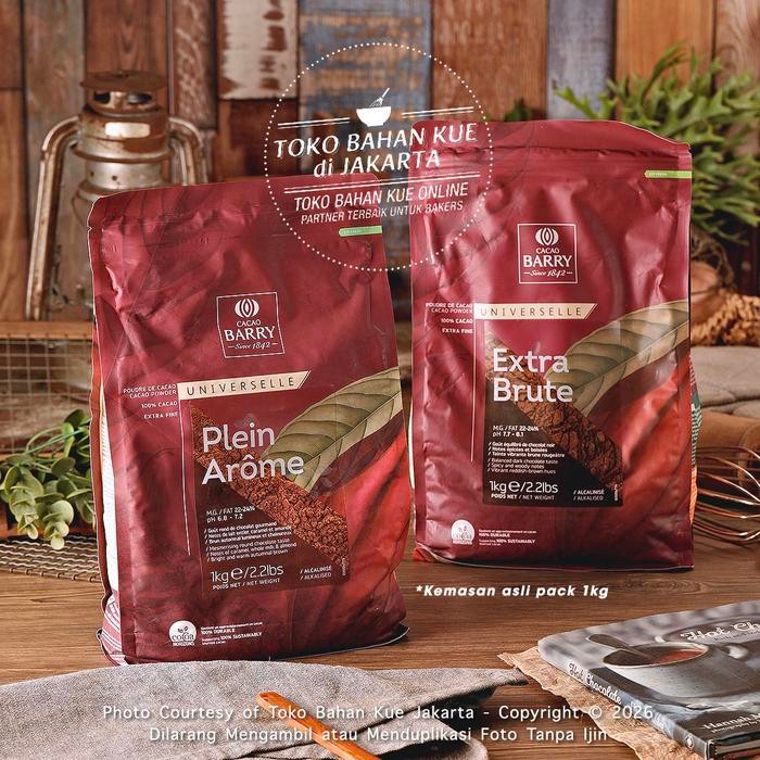 

CACAO BARRY - EXTRA BRUTE PURE COCOA POWDER 250GR BUBUK COKLAT COKELAT