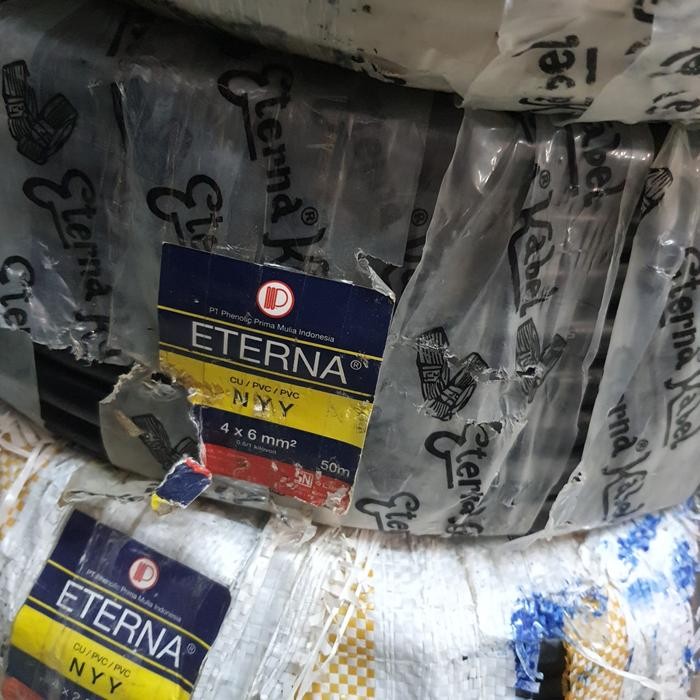 NYY 4x6 mm eterna 50meter kabel outdoor SNI gojek grab