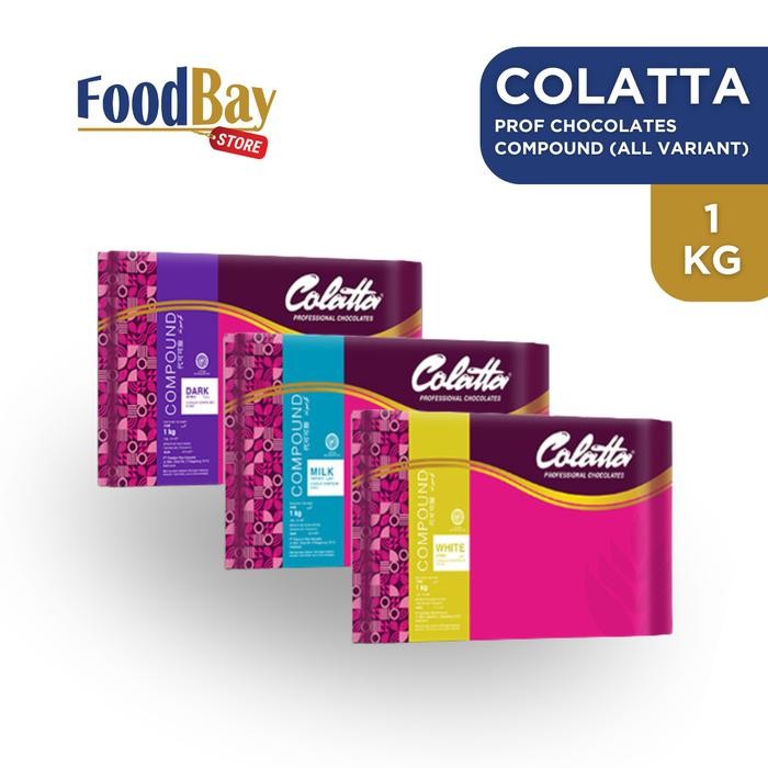 

COLATTA - CHOCOLATE COMPOUND 1 KG / COKLAT KOMPON BLOK
