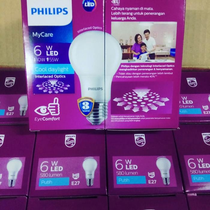 Lampu LED 6W PHILIPS / LED BULB PHILIPS