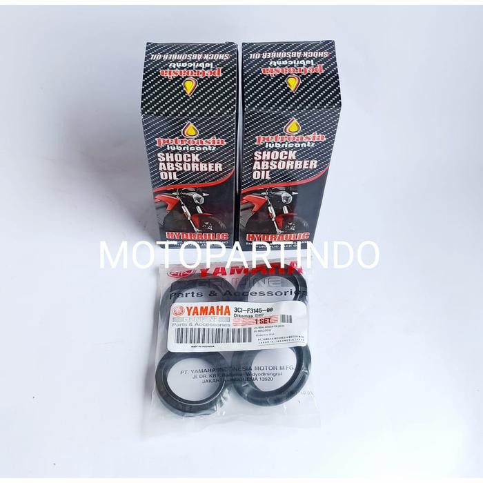 BURUAN,.!! OLI SHOCK DAN SEAL SHOCK DEPAN SET VIXION NEW VIXION OLD