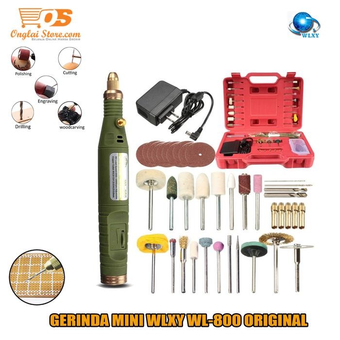 Gerinda Mini WLXY WL-800 Gerinda Ukir Mini Grinder MIni Listrik ORI