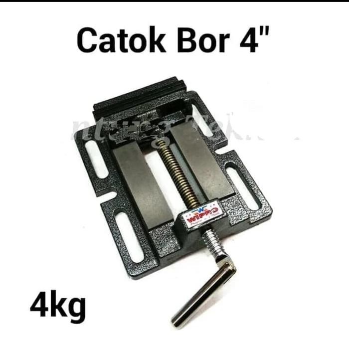 Wipro EDV-4S catok bor 4" ragum untuk bor duduk 16 mm EDV4S vice table 4 inch