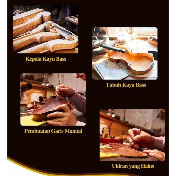 4/4 Biola Untuk Dewasa, Anak-Anak, Dan Remaja /Alat Musik Gesek /Biola Anak /Biola Remaja /String