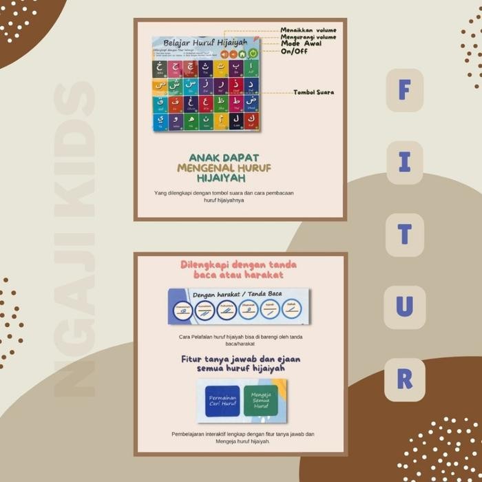 

HIJAIYAH - POSTER ALIF BA TA EDUKASI ANAK BELAJAR NGAJI BERSUARA A023