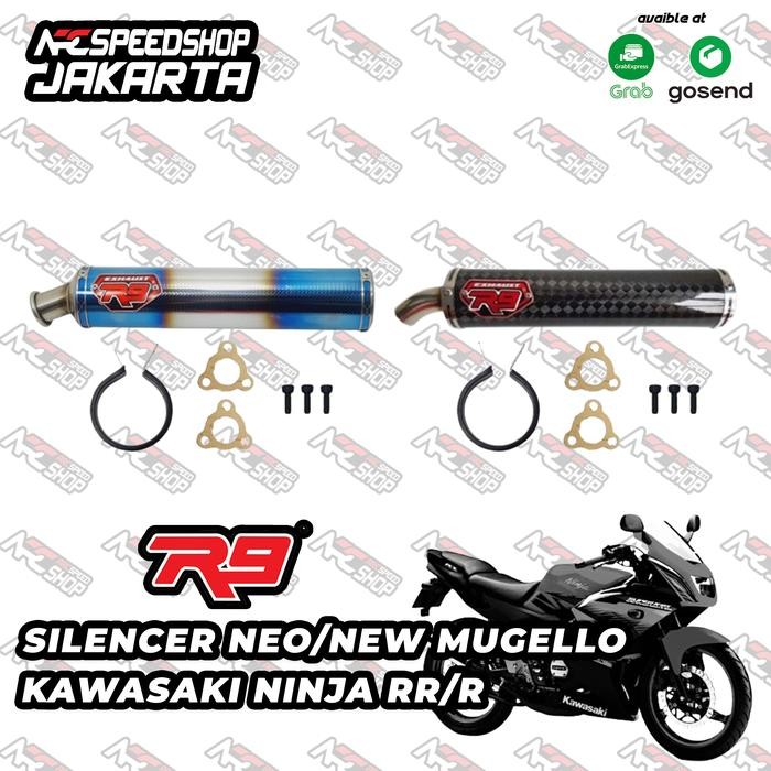 PASTI MURAH SILENCER KNALPOT R9 NEO MUGELLO NINJA RR/R - SILENCER ONLY
