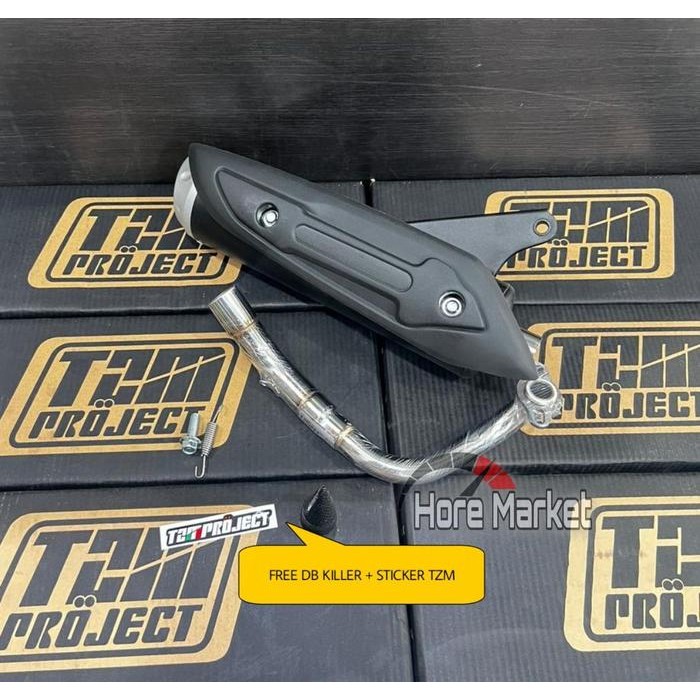 READY.. KNALPOT TZM PROJECT BEAT NEW DELUXE GENIO SCOOPY PRESTIGE 2021 2022