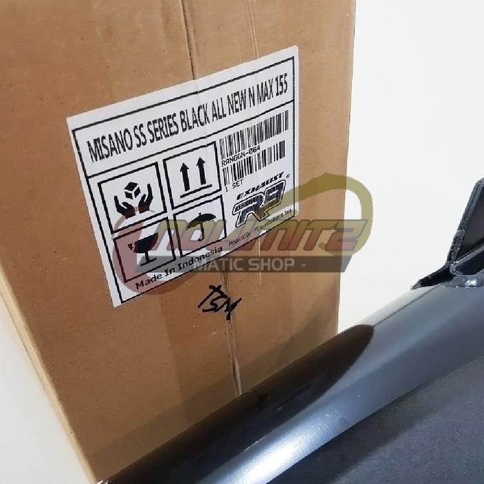 ORIGINAL..!! KNALPOT RACING FULL SYSTEM R9 MISANO YAMAHA NMAX 2020