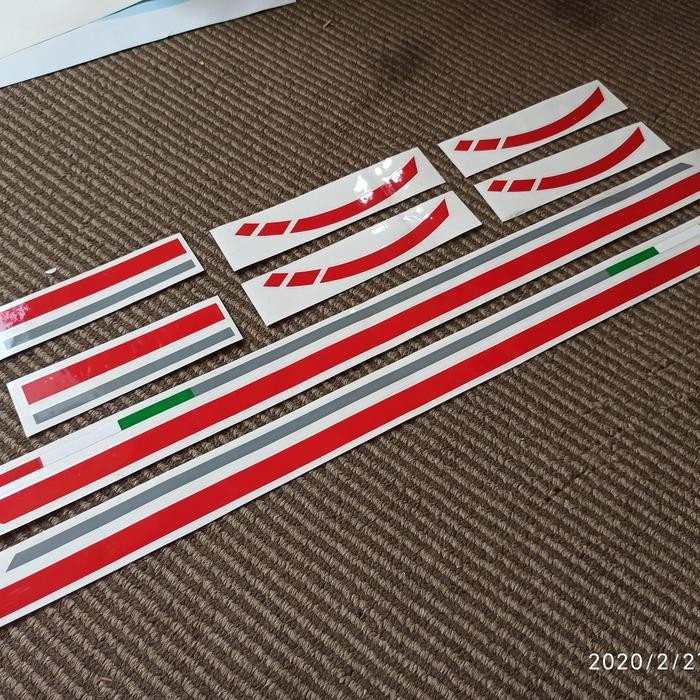 LANGSUNG GAS. STICKER CUTTING LIST VESPA UNIVERSAL MODE STRIPING VESPA SPRINT CARBON