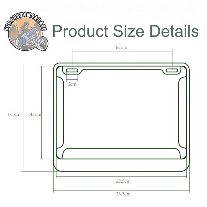 Cover Frame Plat Nomor MOONEYES Original . Baut Flat Nomer Mooneyes