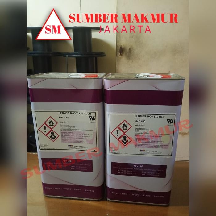 PREMIUM Sirlak dinamo Insulating Varnish ULTIMEG 2000 -372 RED kawat tembaga