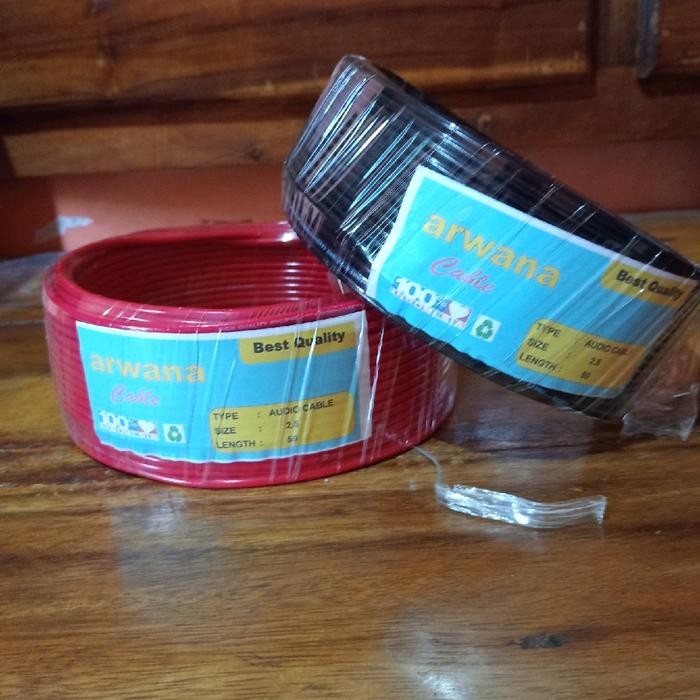 PREMIUM KABEL LISTRIK 1 roll 2.5mm 50 yard MERK ARWANA KABEL TUNGGAL KABEL TEMBAGA campuran