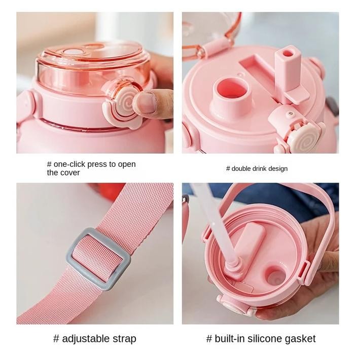 ID BOTOL MINUM ANAK KARAKTER BERUAG / BOTOL MINUM BERUANG VIRAL 1100 ML / BERUANG/BOROL BERUANG /