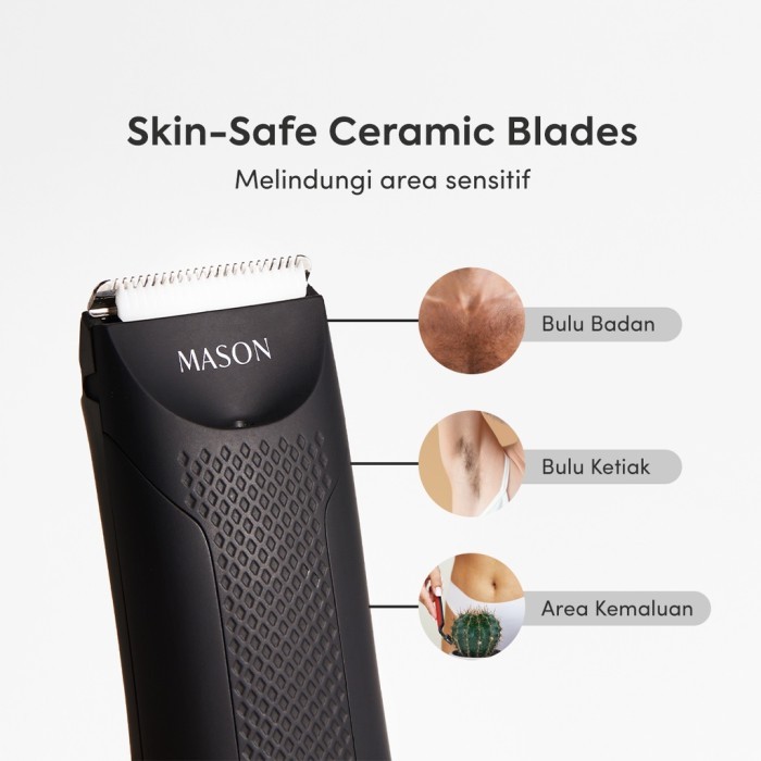 PROMO The Mason Trimmer (Alat Cukur Bulu Kemaluan/Area Sensitif)