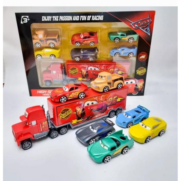 Mainan Mobil Cars Mcqueen Dan Truk Mack #Gratisongkir
