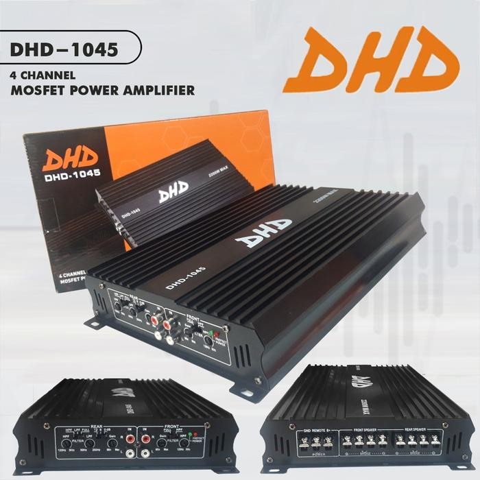 Power Amplifier Dhd-1041, 1042, 1043, 1044, 1045 4 Channel 2200W Max - Asli