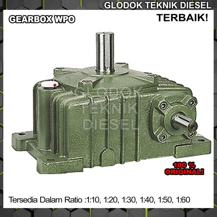 Spesial Amw Speed Reducer Gear Box Wpo 120 Ratio 10 - 60 Gearbox
