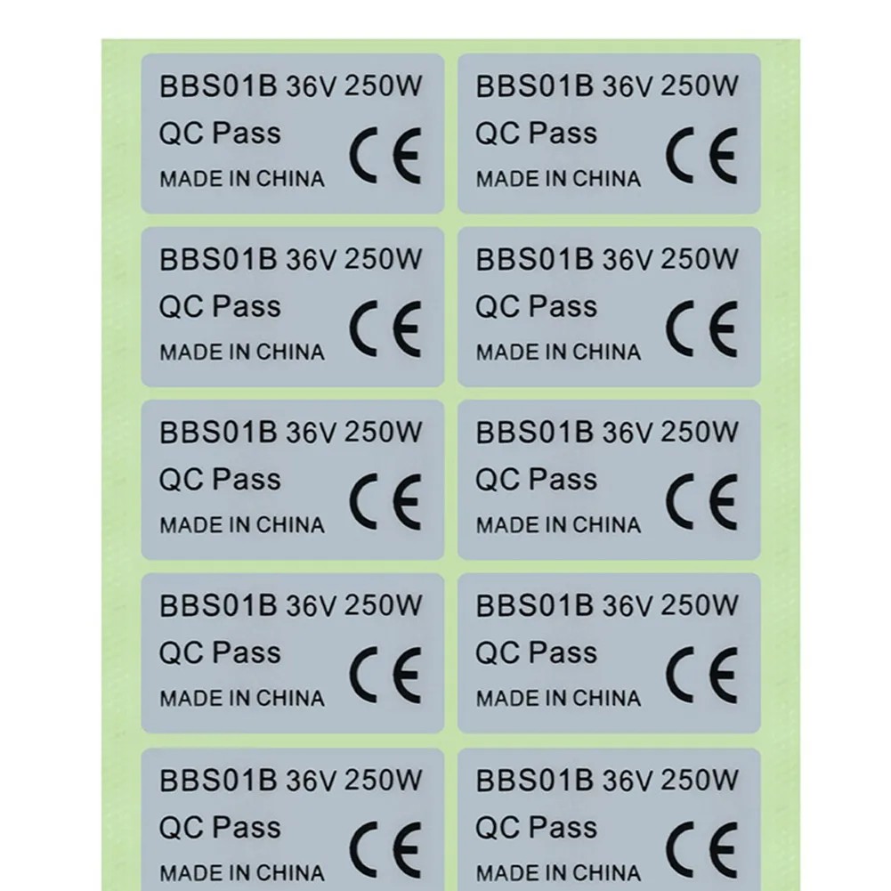 20 Pcs Ebike Electric Bicycle Sticker For Bafang 36V 250W/48V 750W Bbs 01/Bbshd Sh Bafang Central