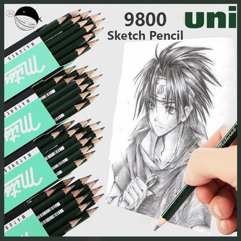 

Uni Sketch Graphite Pencil Set Well-Defined Grayscale Artist Accessories Painting Enthusiast